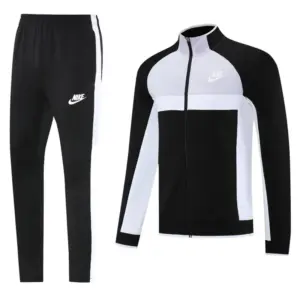 2025 Nike GreyBlack Full Hoodie Zipper Jacket +Long Pants