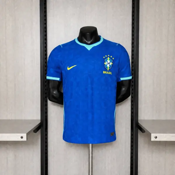 Player Version Brazil Blue Jersey S–XXXXL