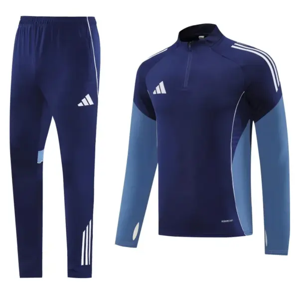 Adidas Navy Blue Full zipper Jacket Tracksuit+ long pants