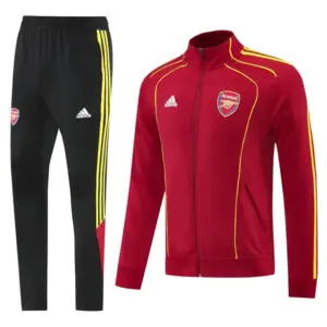 Arsenal Red Full Zipper Jacket +Long Pants