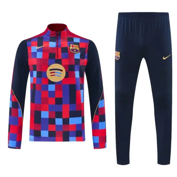 Barcelona Half Zipper Jacket Tracksuit + Long Pants