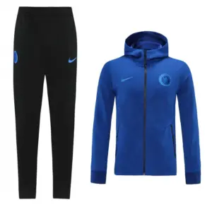 Chelsea Hoodie Blue Full Zipper Jacket + Long Pants