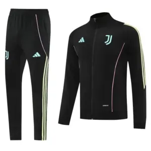 Juventus Black Full zipper Jacket Tracksuit+ long pants