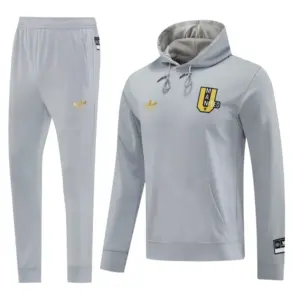 Manchester United Gray Half Zipper Jacket+Long Pants