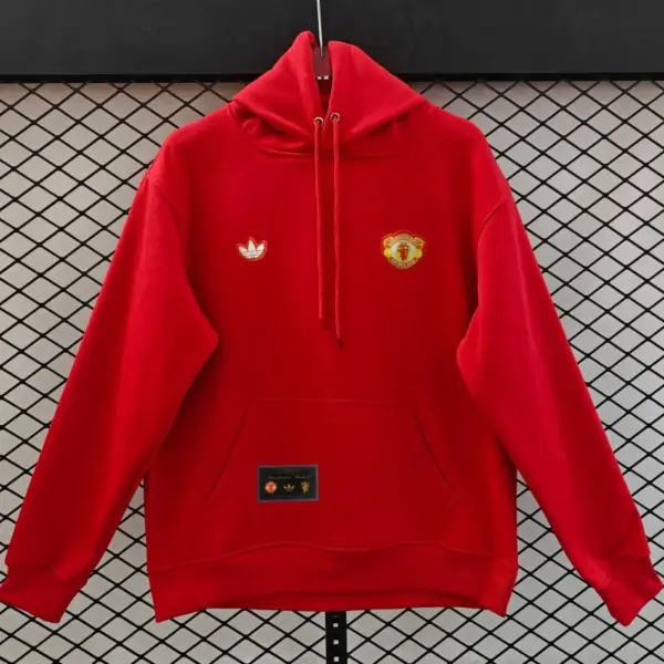 Manchester United Retro Embroidered Logo Hoodie 9 Colors