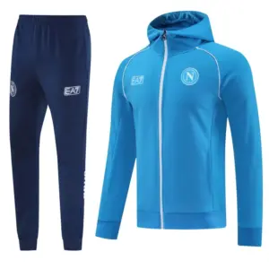 Napoli Sky Blue Full zipper Jacket Tracksuit+ long pants