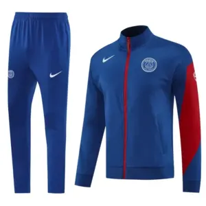 PSG Blue Full Hoodie Zipper Jacket +Long Pants