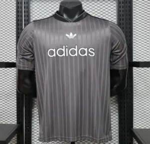 Player Version 2026 Adidas Originals Retro Style Charcoal Grey Stripe Football J