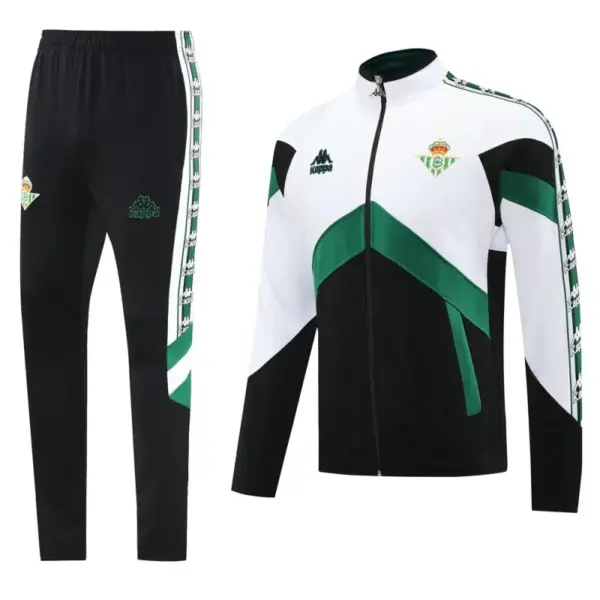 Real Betis WHITEBlackGreen Full Zipper Jacket + Long Pants