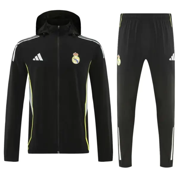 Real Madrid Blue Full zipper Jacket Tracksuit+ long pants