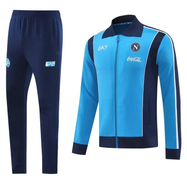 SSC Napoli Sky Blue Full zipper Jacket Tracksuit+ long pants