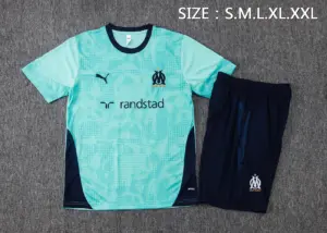 2324 short-sleeved Marseille light green-Marseilles