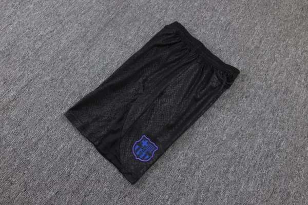 2526 Short Sleeve Barcelona Black (Steel Print)-Barcelona