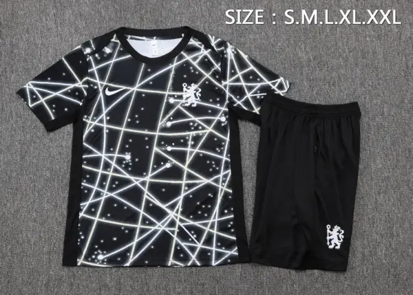 2526 Short Sleeve Chelsea Black Starry Sky Inkjet-Chelsea