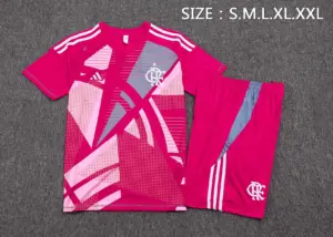 2526 Short Sleeve Flamenco Rose Red Inkjet-Flamengo