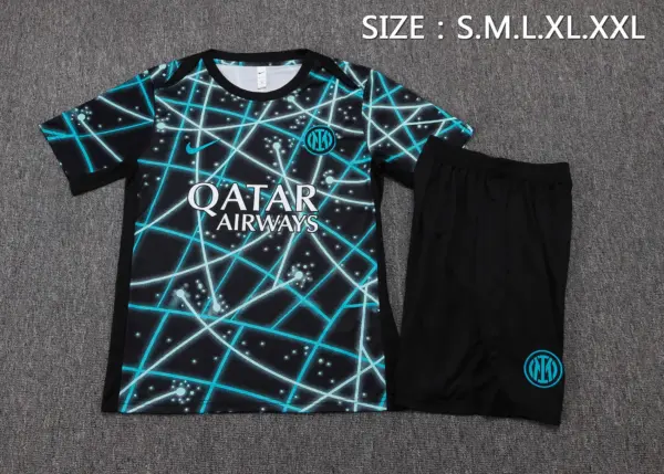 2526 Short Sleeve Inter Milan Black Starry Sky Inkjet-Inter Milan