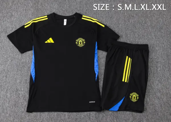 2526 Short Sleeve Manchester United Black-Manchester United