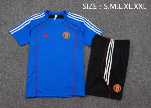 2526 Short Sleeve Manchester United Colorful Retro Version-Manchester Un