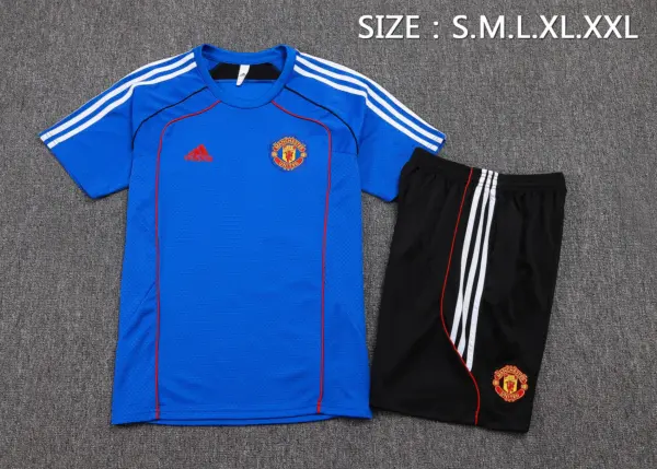 2526 Short Sleeve Manchester United Colorful Retro Version-Manchester Un