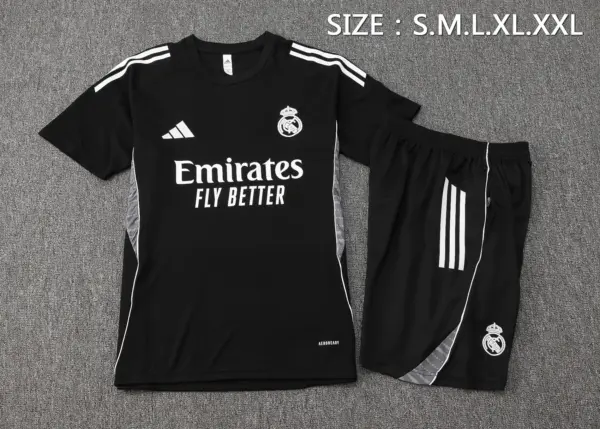 2526 Short Sleeve Real Madrid Black-Real Madrid