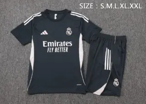 2526 Short Sleeve Real Madrid Dark Gray-Real Madri