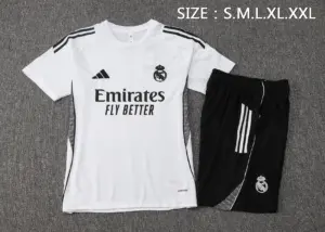 2526 Short Sleeve Real Madrid White-Real Madrid