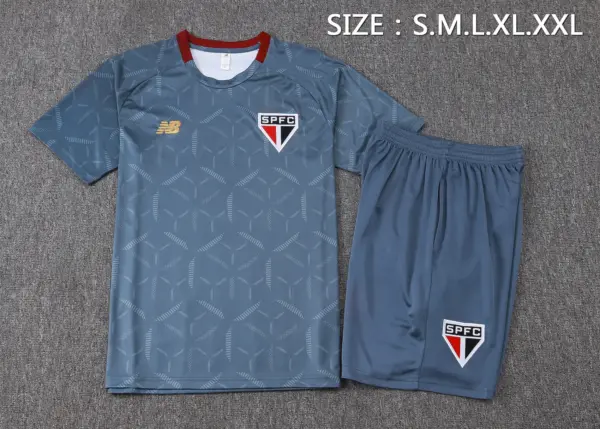 2526 Short Sleeve Sao Paulo Gray Inkjet-Sao Paulo