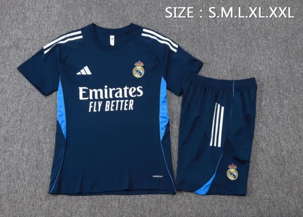 2526 Short-sleeved Real Madri (white three sides)-Real Madri
