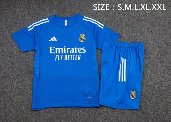2526 Short-sleeved Real Madrid Hulan (white three sides)-Real Madri