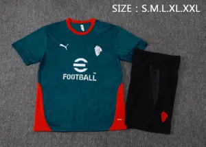 2526 short sleeve AC Milan green inkjet-AC Milan