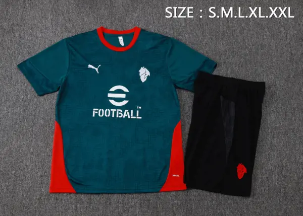 2526 short sleeve AC Milan green inkjet-AC Milan