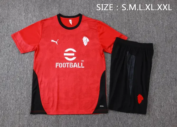 2526 short sleeve AC Milan red inkjet-AC Milan