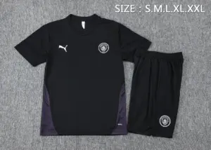 2526 short sleeve Manchester City black-Manchester City