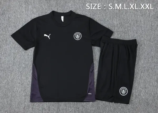 2526 short sleeve Manchester City black-Manchester City