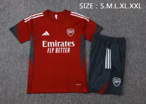 2526 short-sleeved Arsenal maroon (white team logo)-Arsenal