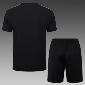 2526 short-sleeved Manchester United black retro version-Manchester Unite