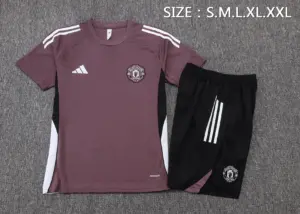 2526 short-sleeved Manchester United gray purple-Manchester United