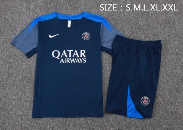 2526 short-sleeved Paris royal blue (shoulder blue)-Paris