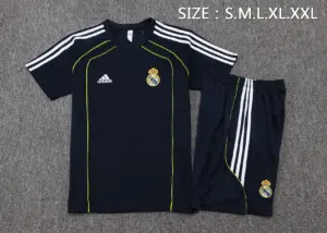 2526 short-sleeved Real Madrid cyan (green edge)-Real Madri