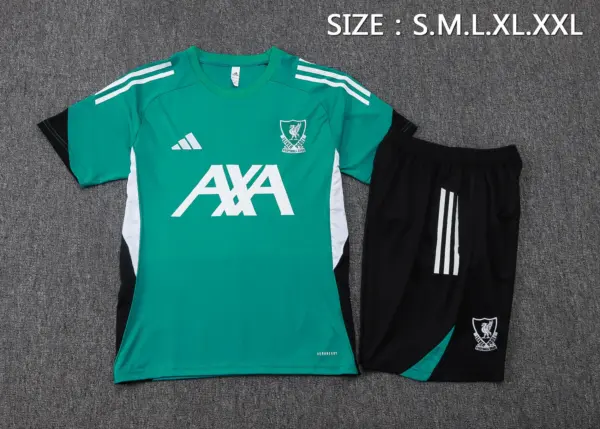 2526 short-sleeved sharp green (white advertising)