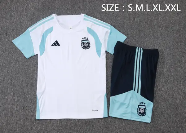 2627 Short Sleeve Argentina White-Argentina