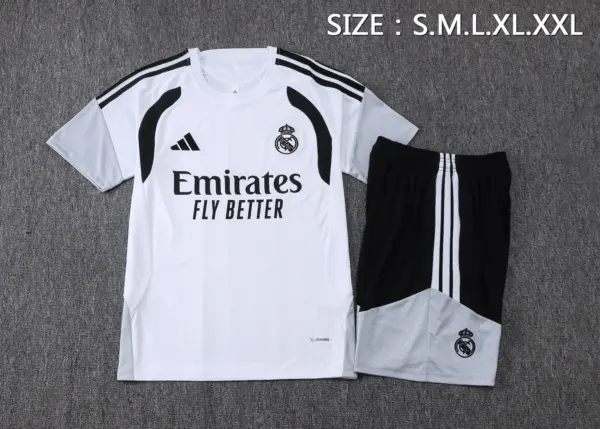 2627 Short Sleeve Real Madrid White-Real Madri