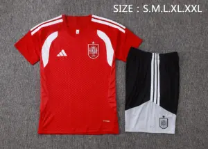 2627 short sleeve Spanish red