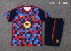 2627 short-sleeved Barcelona checkered inkjet-Barcelona