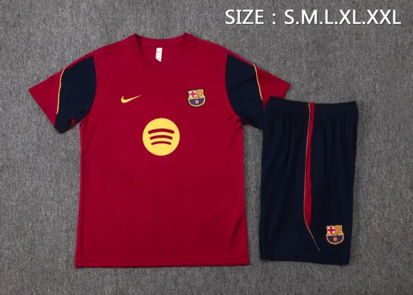 2627 short-sleeved Barcelona maroon